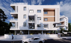 New contemporary apartment with common swimming pool for sale in Germasogeia 