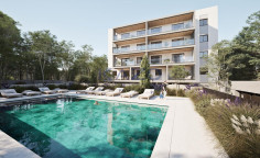 Beautiful studio apartment with pool and gym Agios Athanasios 