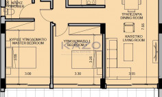 Elegant two bedroom apartment with pool and gym in Trachoni 
