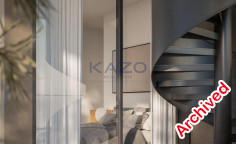 Modern studio with sea view in Omonoia 