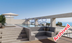 Modern studio with sea view in Omonoia 