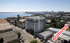 Modern studio with sea view in Omonoia 
