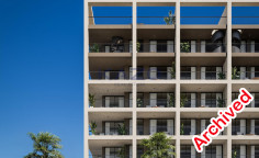 Modern studio with sea view in Omonoia 
