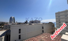 Modern furnished Neapolis apartment sea view rental 