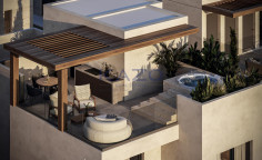 Elegant villa in quiet Livadia near the coast 