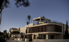 Elegant villa in quiet Livadia near the coast 