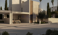 Elegant villa in quiet Livadia near the coast 