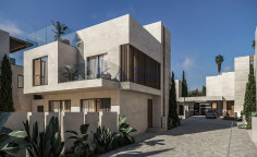 Elegant villa in quiet Livadia near the coast 