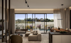 Elegant villa in quiet Livadia near the coast 