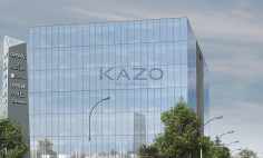 Modern 885 sqm office with sea view and gym 