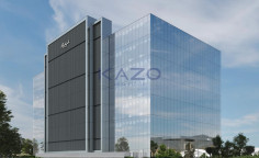 Modern 885 sqm office with sea view and gym 