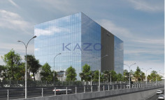 Modern 885 sqm office with sea view and gym 