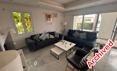 Seafront Agios Antonios villa four bedrooms pool 