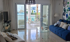 Sea front villa with private pool for rent in Limassol Marina 