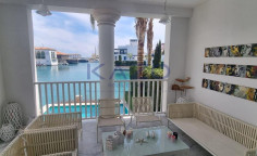 Sea front villa with private pool for rent in Limassol Marina 