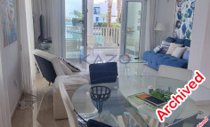 Sea front villa with private pool for rent in Limassol Marina 
