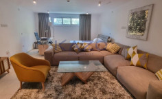 Sea front villa with private pool for rent in Limassol Marina 