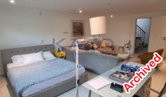Sea front villa with private pool for rent in Limassol Marina 