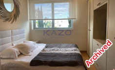Seafront Neapolis apartment with pool and gym 