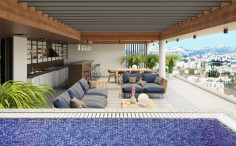 Brand new penthouse walking distance to the beach 
