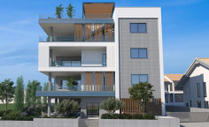 Spacious 2 bedroom penthouse with swimming pool for sale in Chalomantres