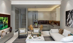 Large 1 bedrooms apartment with swimming pool for sale in Germasogeia Tourist Area