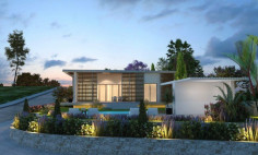 Large 2 bedroom bungalow with swimming pool for sale in Monagroulli