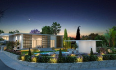 Large 2 bedroom bungalow with swimming pool for sale in Monagroulli