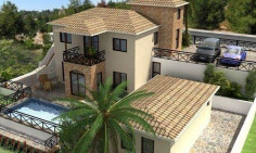 4 bedroom villa with extra utility rooms on large plot in Souni Limassol 