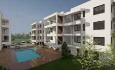 Large 2 bedroom apartment with swimming pool for sale in Livadia