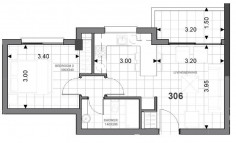 Beautiful 1 bedroom apartment with swimming pool for sale in Trachoni