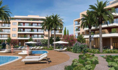 1 bedroom apartment with swimming pool for sale in Trachoni