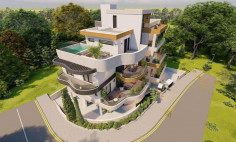 Spacious 2 bedroom penthouse with swimming pool for sale in Agios Athanasios