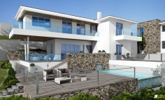 Large 4 bedrooms house with swimming pool for sale in Agios Tychonas