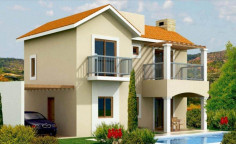 2 bedroom house with swimming pool for sale in Monagroulli