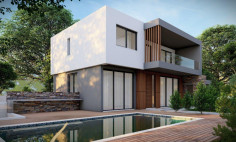 Large 4 bedroom house with swimming pool for sale in Konia