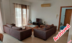 Large 2 bedroom furnished apartment to rent in Makedonitissa