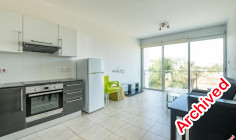 Large 1 bedrooms furnished apartment with swimming pool for sale in Protaras