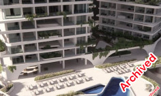 Large 3 bedrooms apartment with swimming pool for sale in Kato Paphos