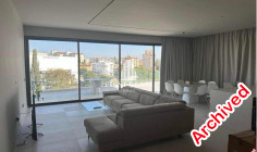 3 bedroom furnished penthouse to rent in Aglantzia