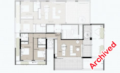 Large 2 bedroom penthouse for sale in Chalomantres