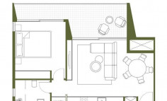 Spacious 1 bedroom apartment with swimming pool for sale in Potamos Germasoyias