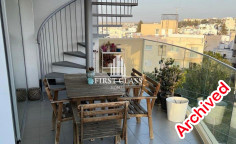 Large 2 bedroom furnished penthouse to rent in Aglantzia
