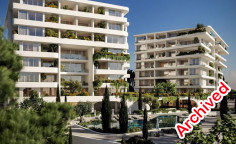 Luxury 3 bedrooms apartment with swimming pool for sale in Kato Paphos