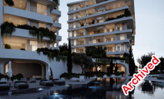Luxury 3 bedrooms apartment with swimming pool for sale in Kato Paphos