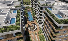 Spacious 3 bedrooms apartment with swimming pool for sale in Livadia