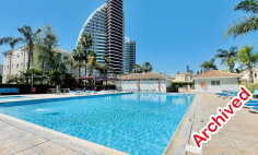 2 bedroom beach front apartment for rent Limassol 