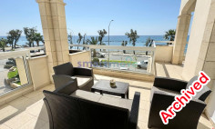 2 bedroom beach front apartment for rent Limassol 