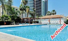 2 bedroom beach front apartment for rent Limassol 