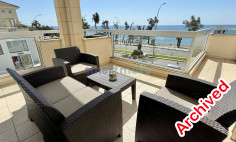 2 bedroom beach front apartment for rent Limassol 
